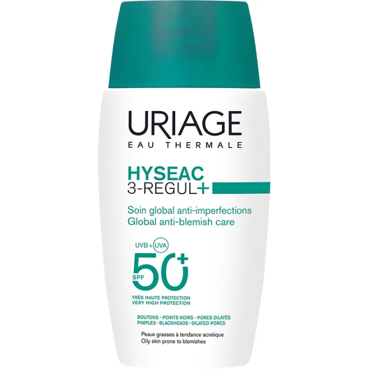 Uriage Hyseac 3-Regul+ Komplettpflege gegen Hautunreinheiten LSF 50+ 50 ml