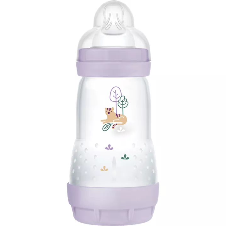 Mam Biberon Easy Start Anti-Colique Couleur de la Nature +2 Mois 260 ml