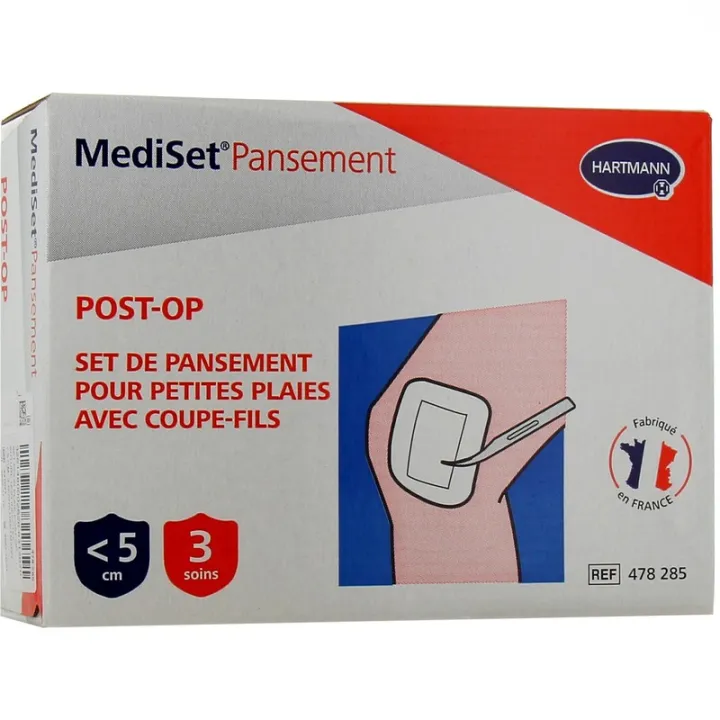  Absosoins Marque Verte Postoperative Bandage Set for Small Wounds