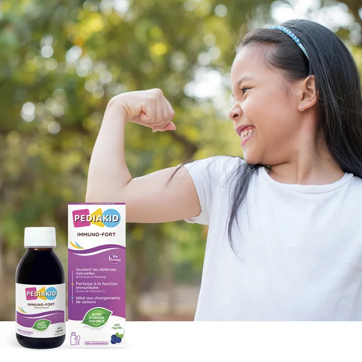 Pediakid Immuno fort blueberry syrup 125 ml