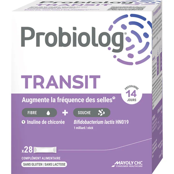 Probiolog Transit Increases Stool Frequency 28 sticks