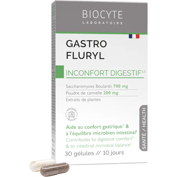 Biocyte Longevity Gastrofluryl Spijsverteringscomfort 30 capsules