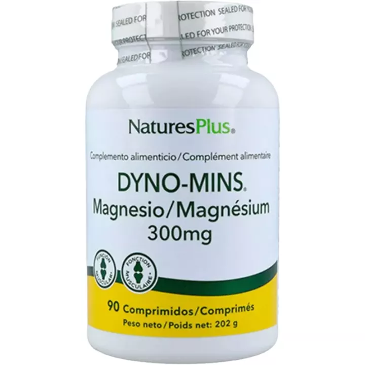 Natures Plus Dyno Mins Magnesium 300 mg 90 gechelateerde tabletten