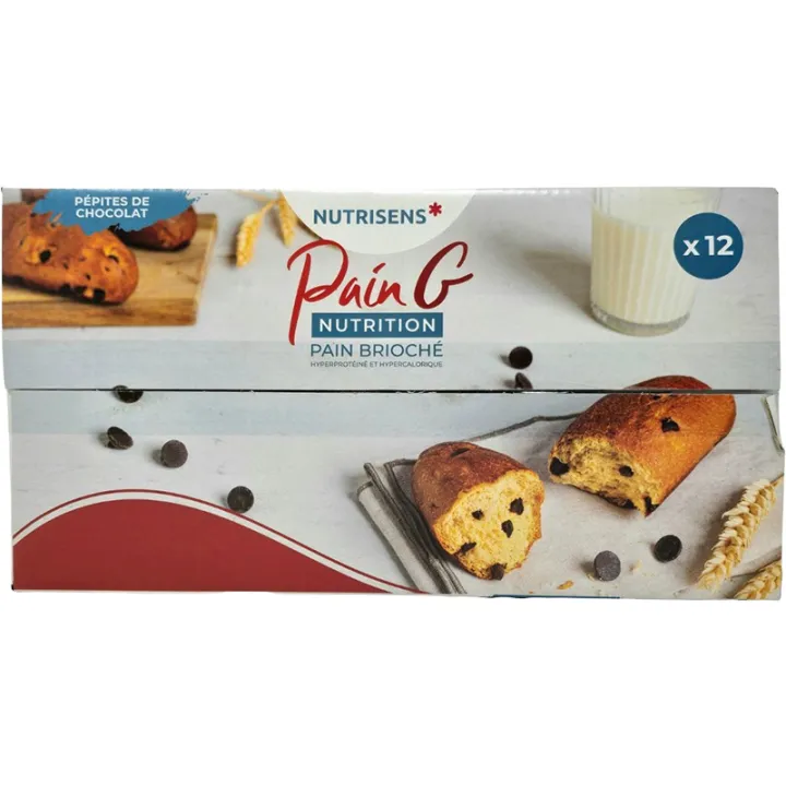 G-Nutrition Pão Brioche Nutrisens 12x65g