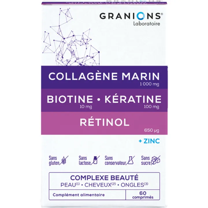 Complexe Beauté Granions 60 comprimés
