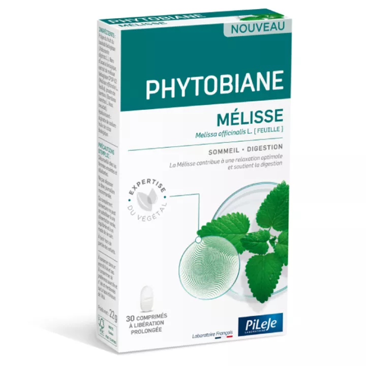 Phytobiane Mélisse Bio 30 comprimés Pileje 