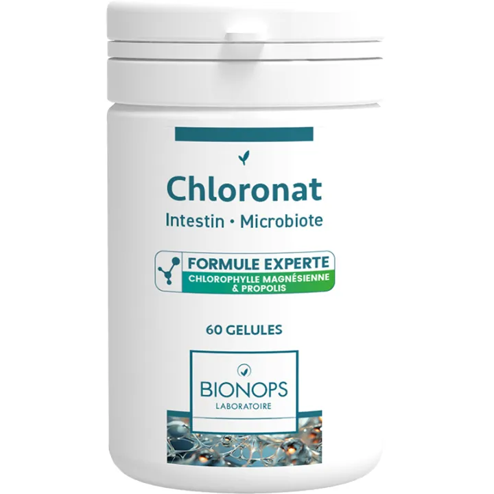 Chloronat Chlorophyll probiotic 60 capsules Bionops