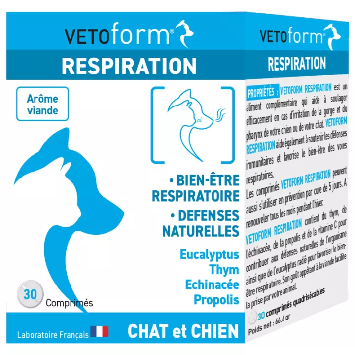 Vetoform Respiratory Comfort 30 Tablets