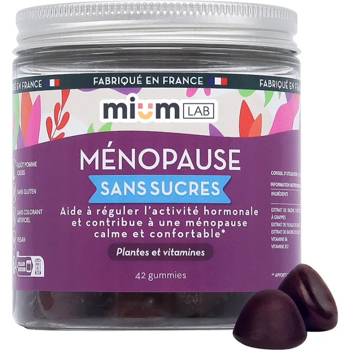 Mium Lab Ménopause Sans Sucres 42 gommes