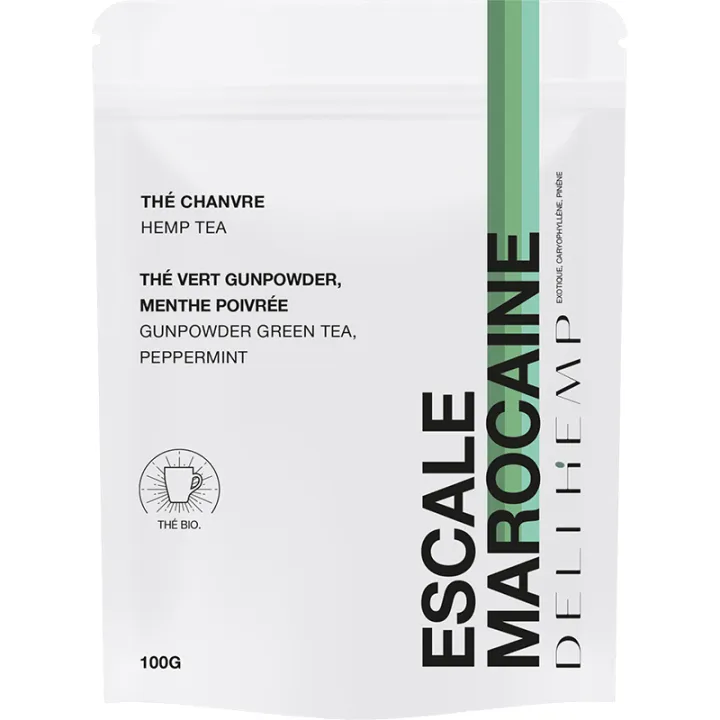 Delihemp Escale Marocaine Thé Chanvre Bio 100g