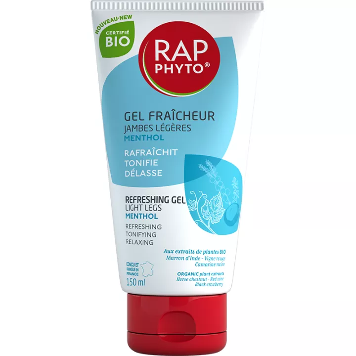 Rap Phyto Gel Fraîcheur Jambes Légères Bio 150 ml