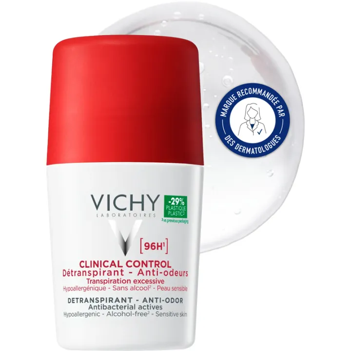 Vichy Clinical Control Deodorant 96h Roll-On 50 ml