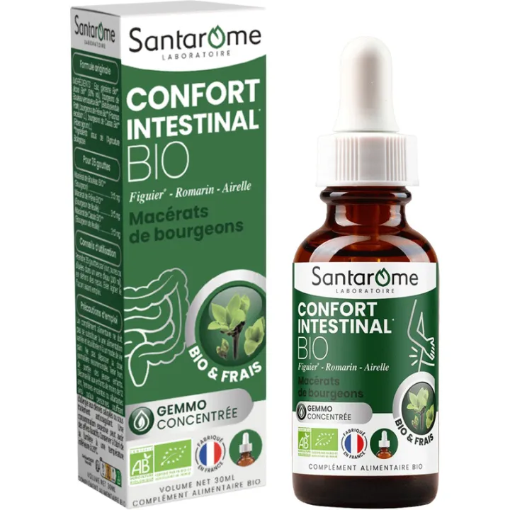 Complexo de botões «Conforto Intestinal» Biológico, 30 ml, Santarome