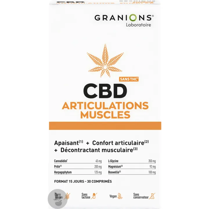 CBD Gewrichtskorrels 30 tabletten