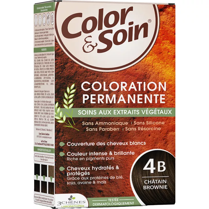 3Chênes Color & Soin Permanente Coloration Braunes & Kastanienbraunes Haar