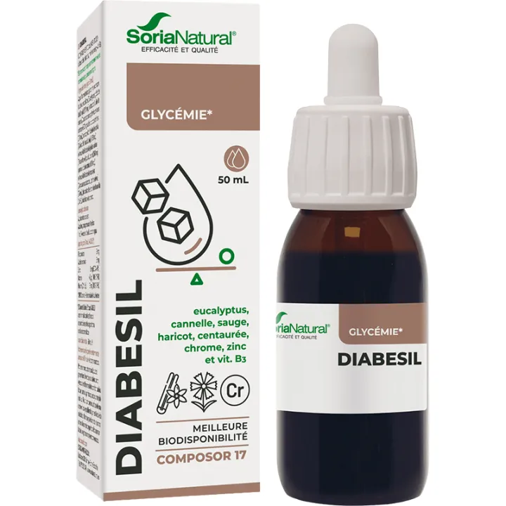 Soria Natural Diabesil C-17 Glicose no sangue 50 ml