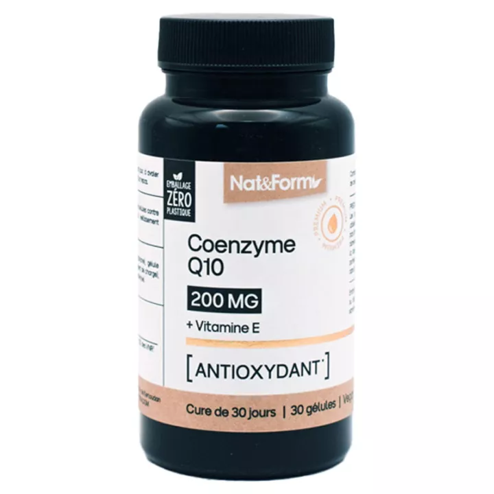Nat&Form Nutraceutical Coenzyme Q10 30 Capsules