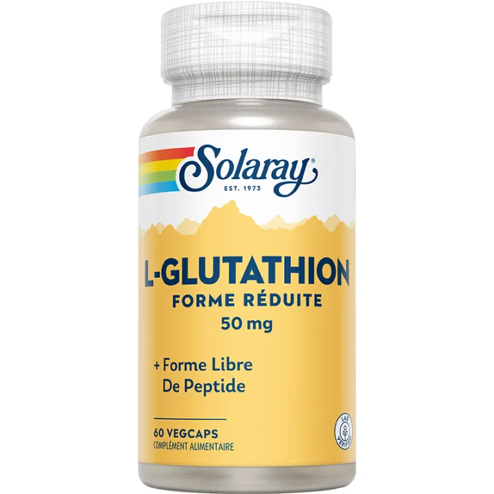 Solaray Reduced-Form L-Glutathione 50 mg, 60 capsules
