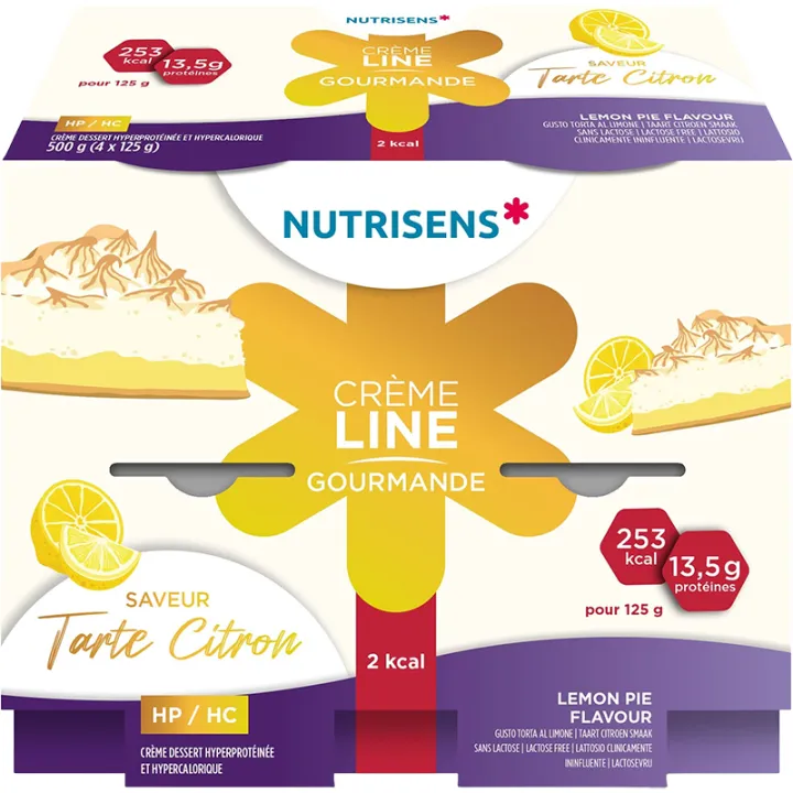 Crème Dessert Cremeline Gourmanque Nutrisens 4x200g