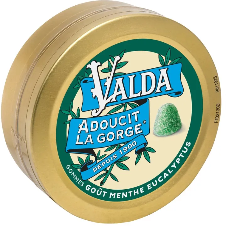 Pastilhas Valda para aliviar a garganta