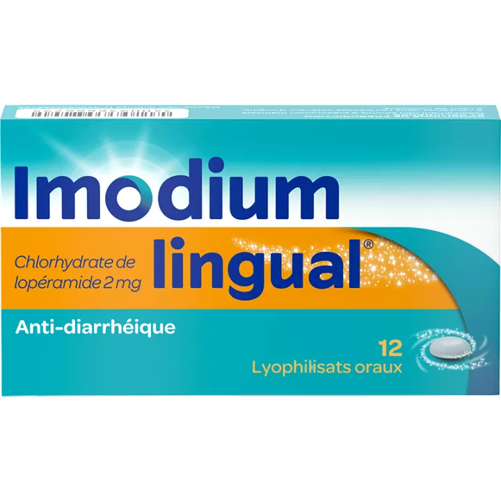 Imodium linguaal 2mg 12 lyophylisats