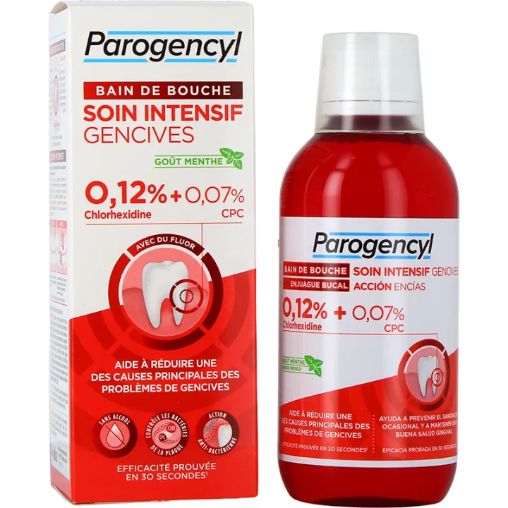 Parogencyl Bain de bouche Soin intensif gencives 300ml