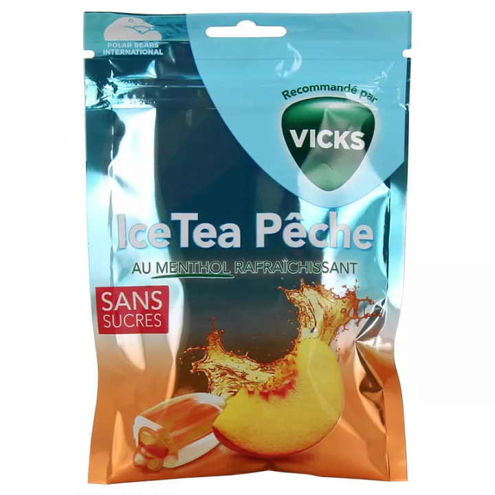 Vicks Candy Ice Tea Melocotón 72 g