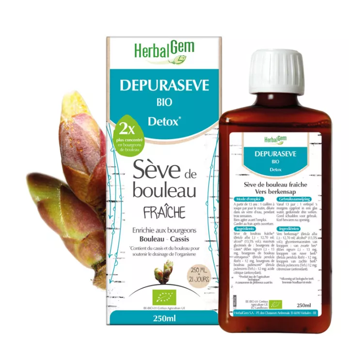 DEPURASEVE BIO SEVE HERBALGEM BIRCH 250ML