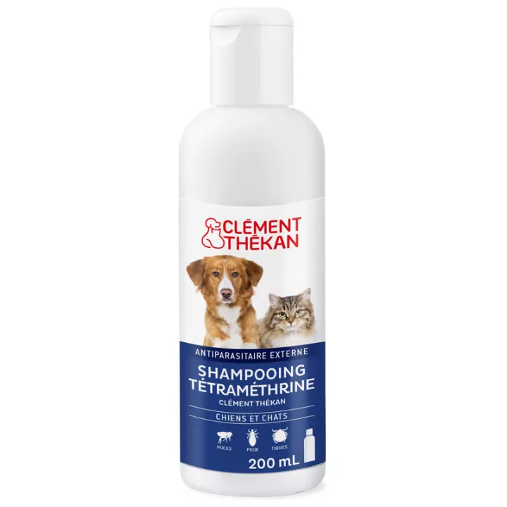 Shampoing Tétramétrine Antiparasitaire Clément-Thekan 200 ml