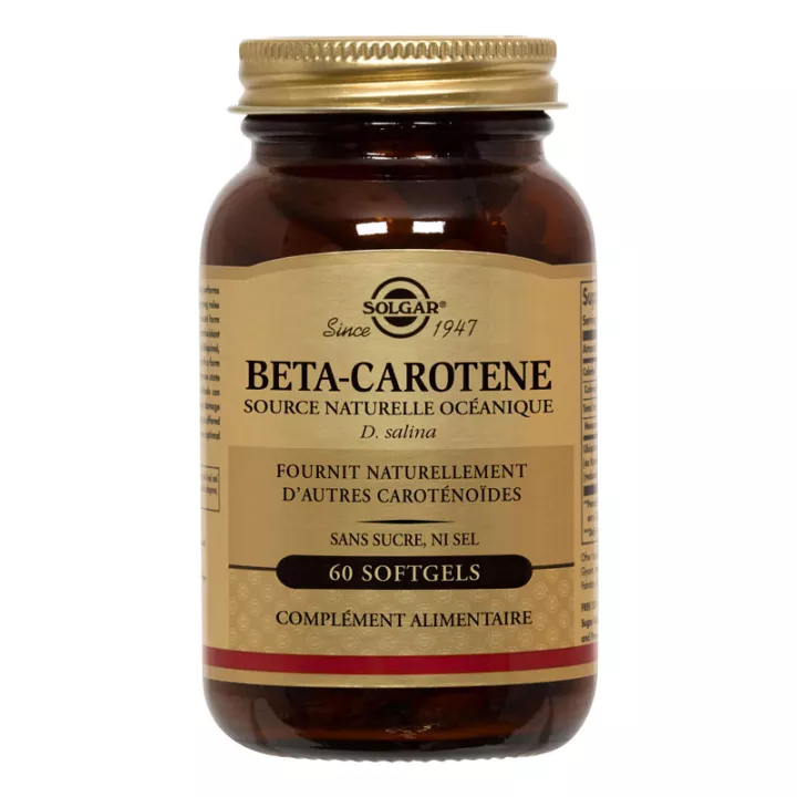 Solgar 7 mg Beta-Carotin-Box mit 60 Kapseln