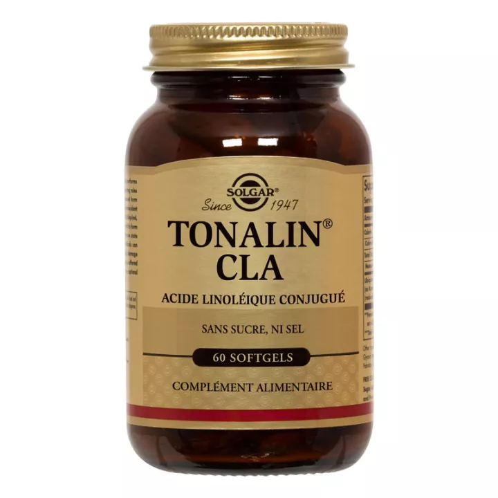 SOLGAR Tonalin CLA 1250mg Softgels Box de 60