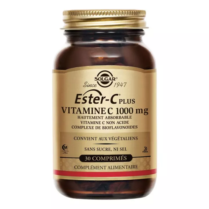 SOLGAR Ester-C Plus Vitamin C 1000 tabletas 30/90
