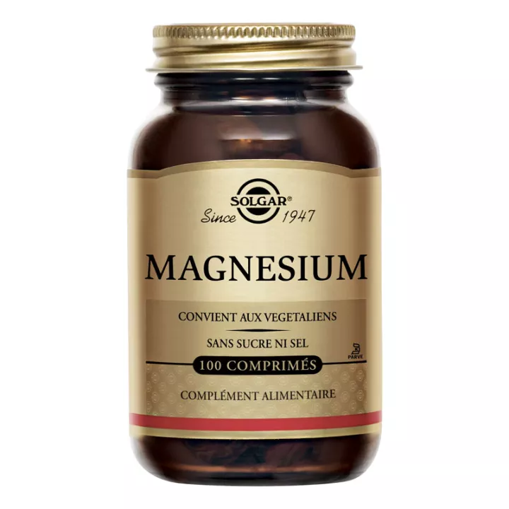 Solgar Magnésium Bisglycinate 100 Comprimés