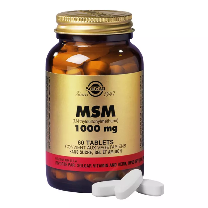 Solgar MSM 1000 mg 60 Tabletten