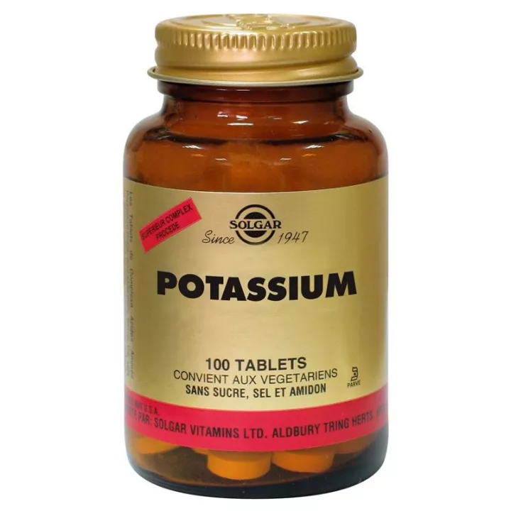 SOLGAR Potassium 100 Comprimés