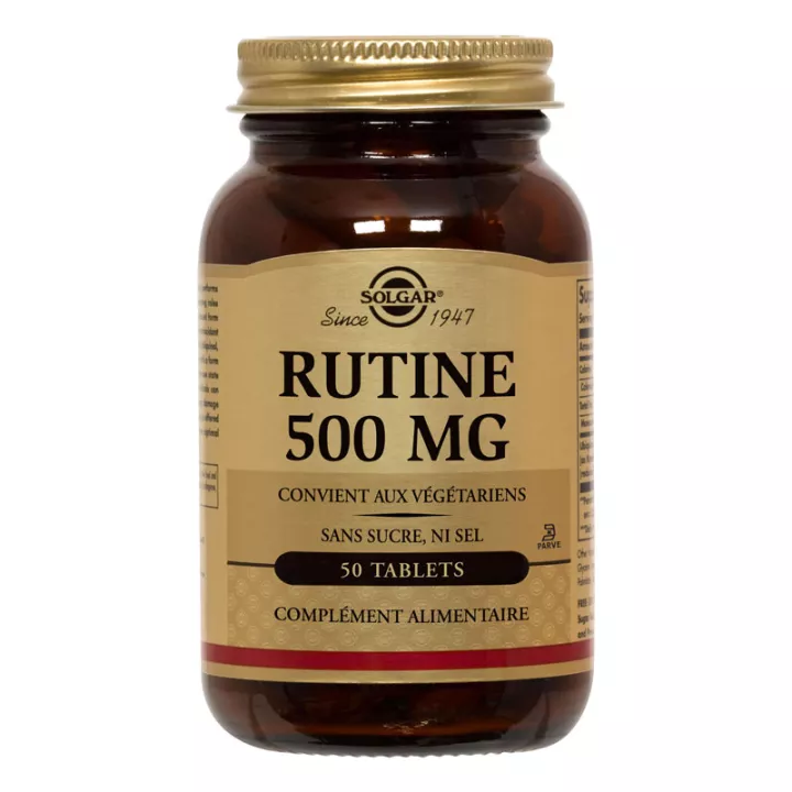 Solgar Rutine 500mg 50 Tabletten