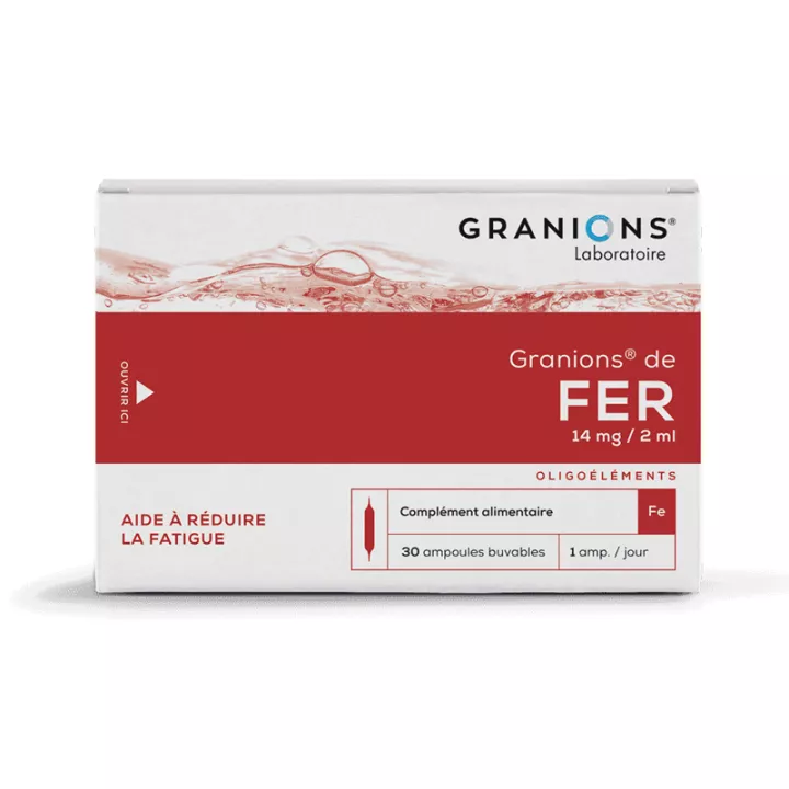Granions Iron 30 Drinkable ampoules