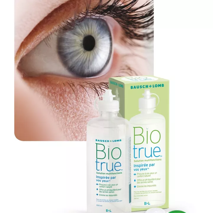 Solución de lentes de contacto blandas multifuncionales Biotrue