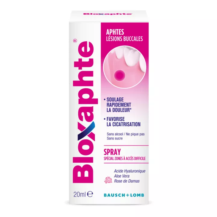 Bausch+Lomb Bloxaphte Spray Aphtes Lésions Buccales 20 ml