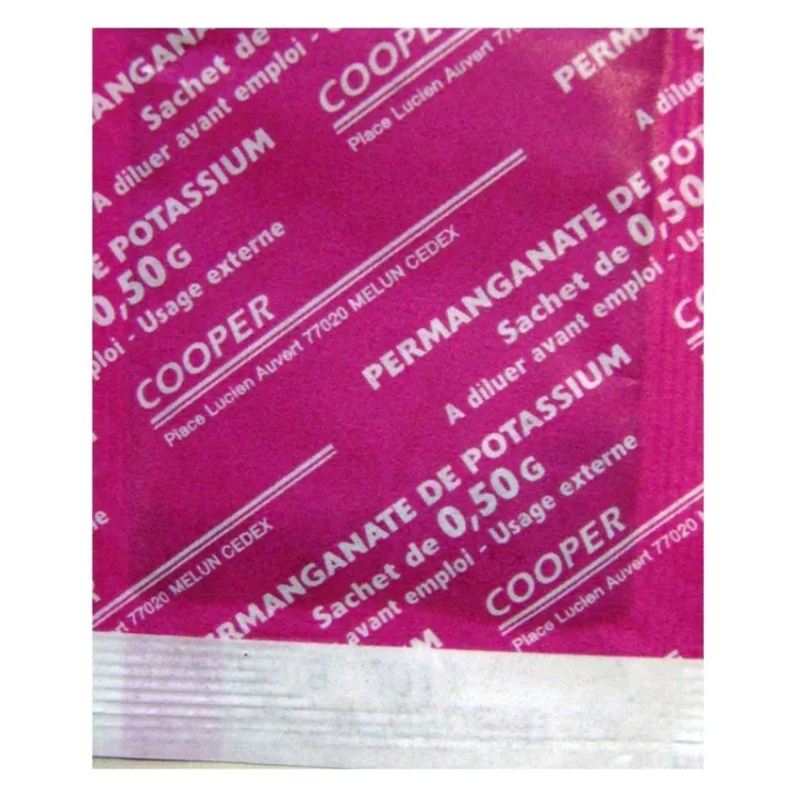 Permanganato potásico Cooper Bolsita 0,50g *