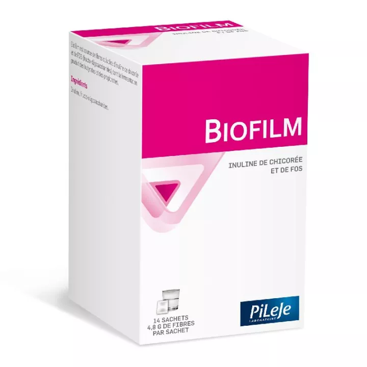 PILEJE BIOFILM PRÉBIOTIQUES 14 SACHETS de 6G Inuline Oligofructose