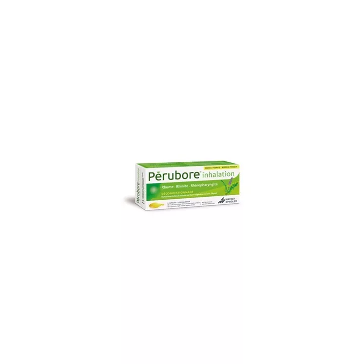 PERUBORE Inhalation d'huile essentielle Rhume 15 Capsules