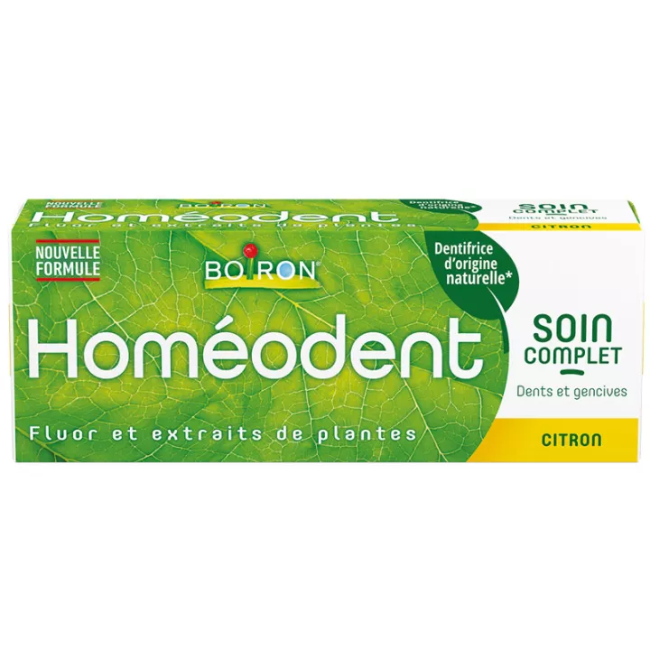 Homéodent complete care for teeth and gums sensitive to lemon