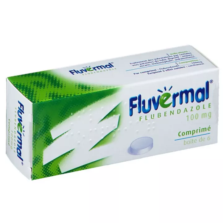 Fluvermal Vermífugo Pinworm Ascaris 6 comprimidos