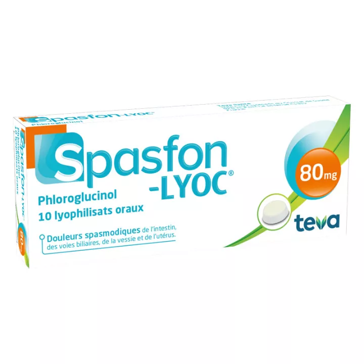 Spasfon Lyoc 80 мг Боль в животе 10 таблеток