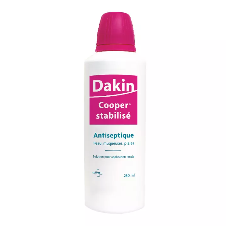 Solução anti-séptica estabilizada Dakin Cooper