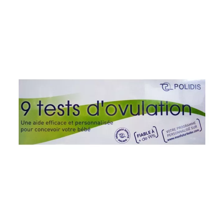 Test de ovulación POLIDIS CAJA 9