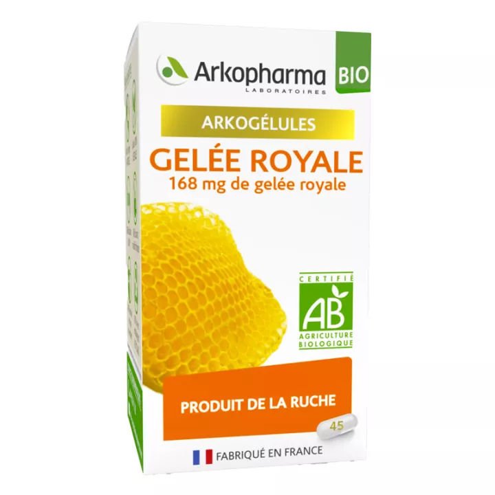 Arkogélules Gelée Royale Produit de la Ruche Bio 45 gélules