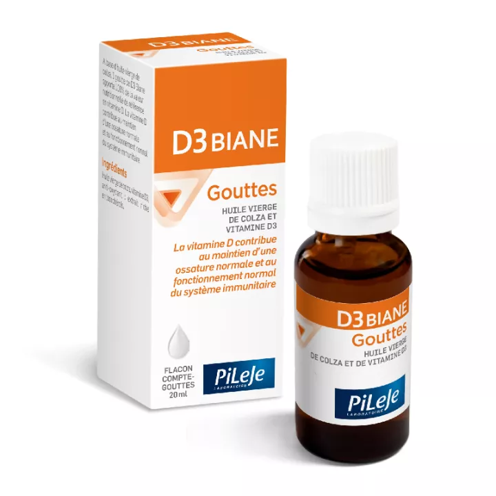 Pileje D3 biane Vitamin D drops 20 ml