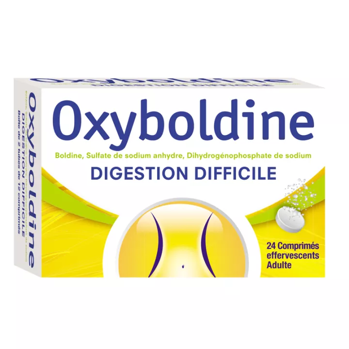 OXYBOLDINE COOPER 24 comprimidos efervescentes digestiones difíciles